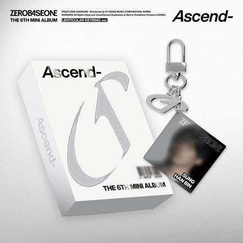 [SET of 5 Albums] ZEROBASEONE - The 6th Mini Album [Ascend-] LENTICULAR KEYRING Ver.