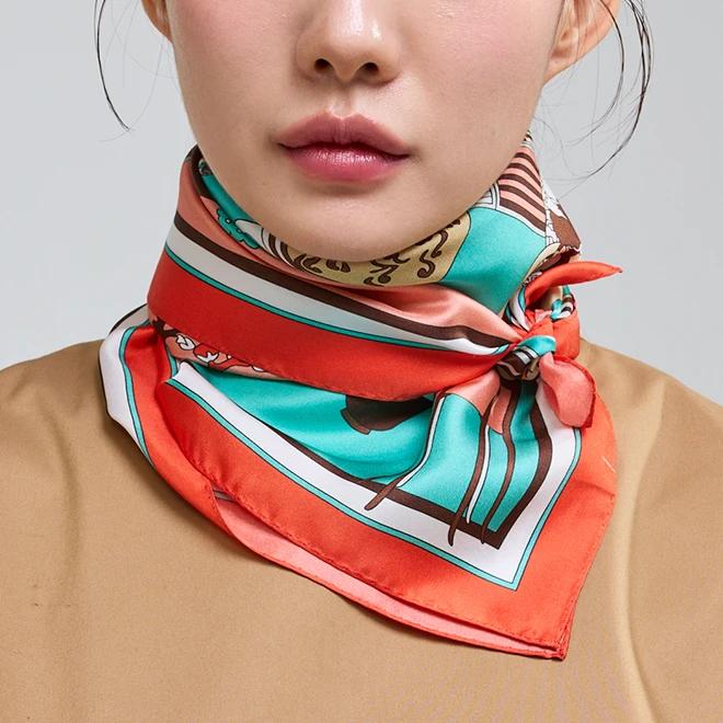 Gimyeong Jeolji Pattern Scarf (Orange)