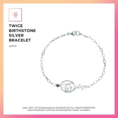 TWICE - JEWELRY COLLECTION LIMITED EDITION [TWICE BIRTHSTONE SILVER BRACELET 9 EA / Jihyo]