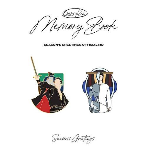 KEN (KEN) - 2023 SEASON'S GREETINGS [Memory Book] MD / Metal Badge Set