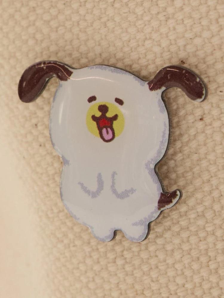 LINE FRIENDS Oliver Pang 15th Anniversary Metal Pin Badge