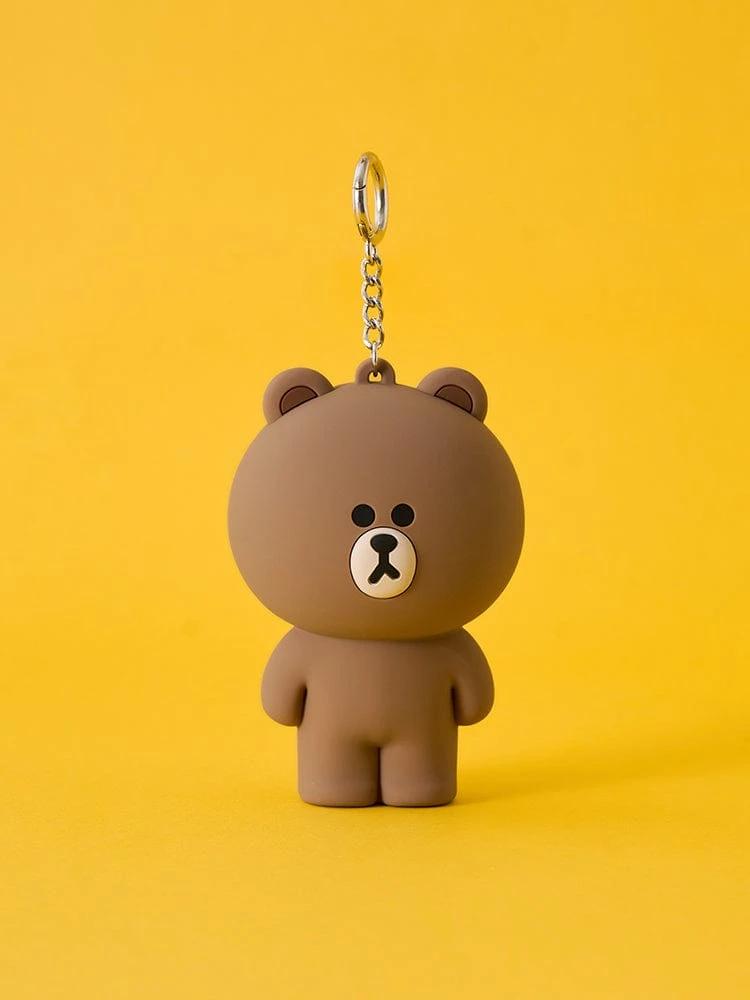 LINE FRIENDS BROWN Keyring Pouch