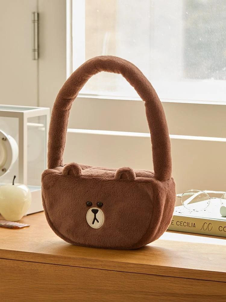 LINE FRIENDS Hug Brown Season 4 Tote Bag
