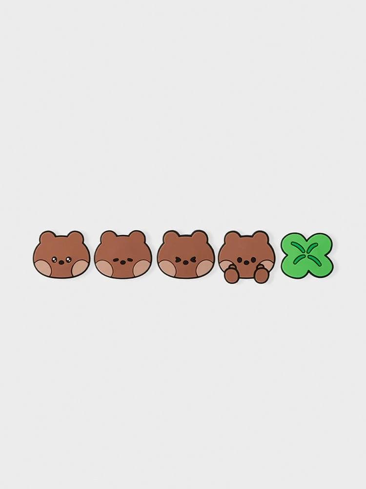 COLLE X LINE FRIENDS minini Bunini Dart Sticker Set