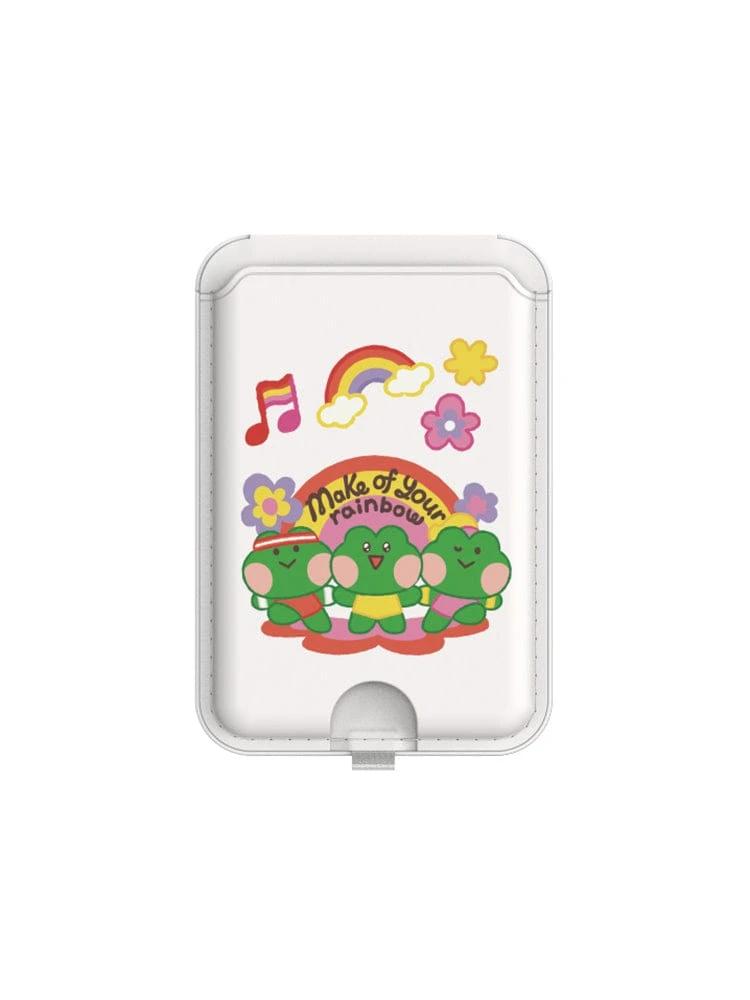 LINE FRIENDS minini Lenini MagSafe Wallet Stand (Rainbow)
