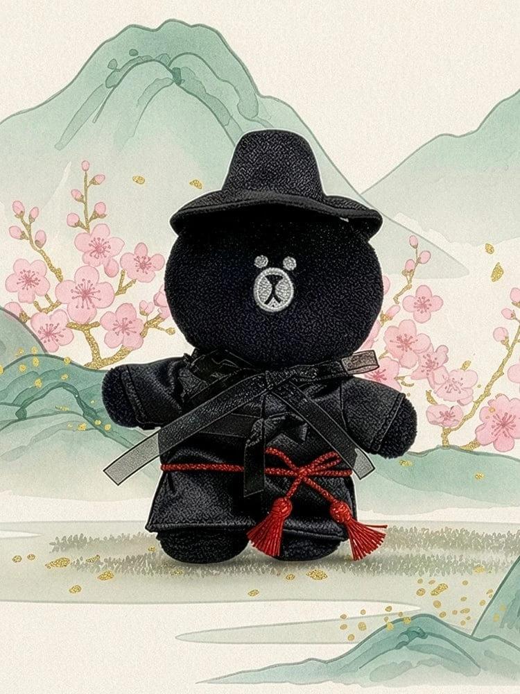 LINE FRIENDS BROWN K-Souvenir Afterlife Ferryman Plush Keychain
