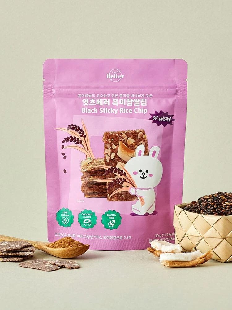 LINE FRIENDS Black Rice Sticky Rice Chips