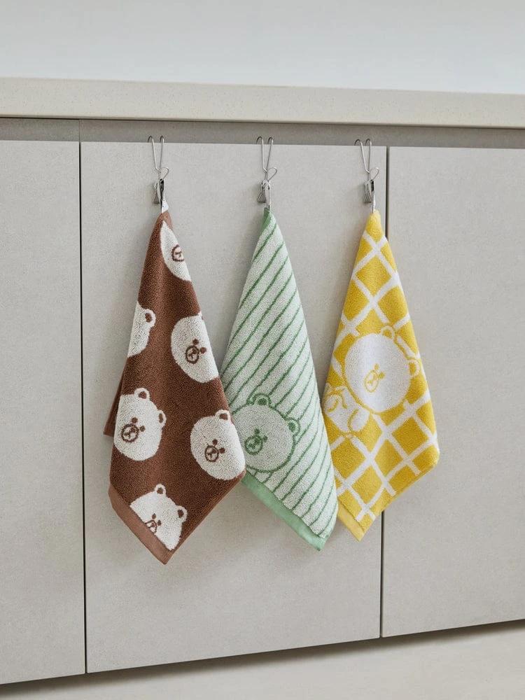 LINE FRIENDS Songwol Brown Basic Hand Towel