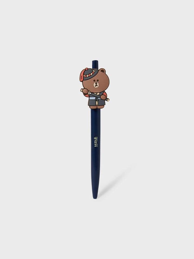 LINE FRIENDS Brown Tourist Gel Pen
