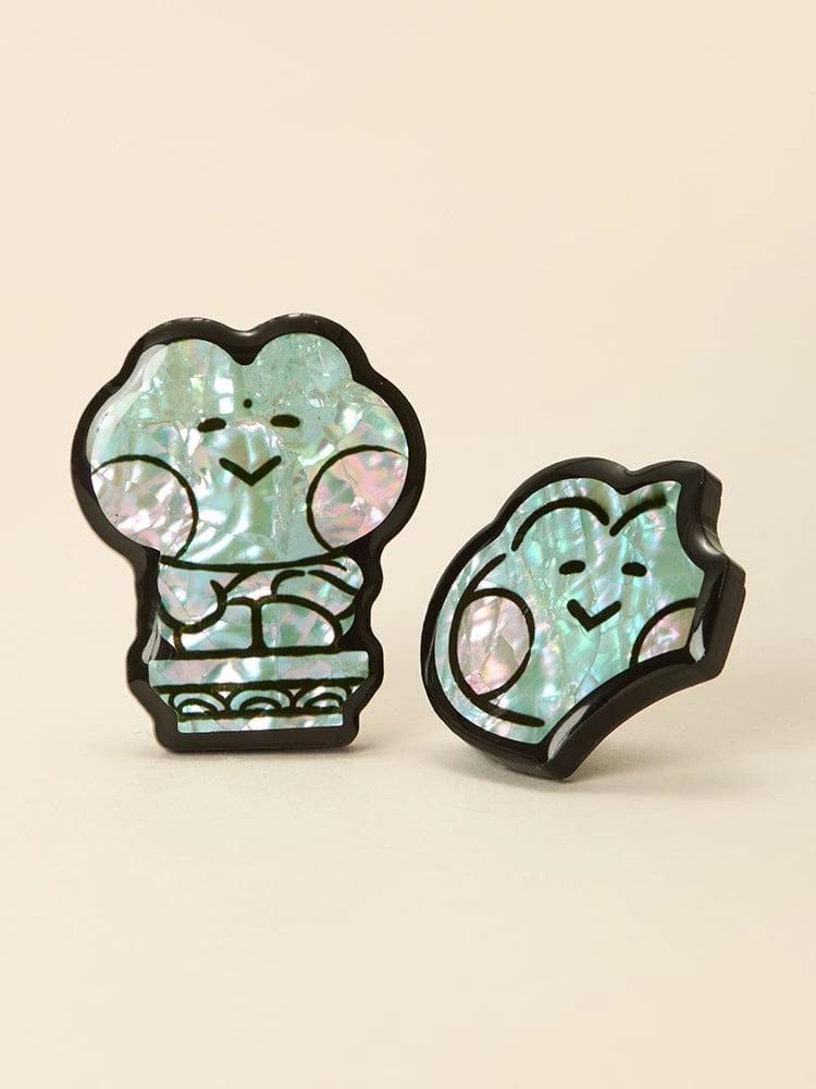 LINE FRIENDS minini Lenini K-souvenir Mother-of-pearl Magnet Set