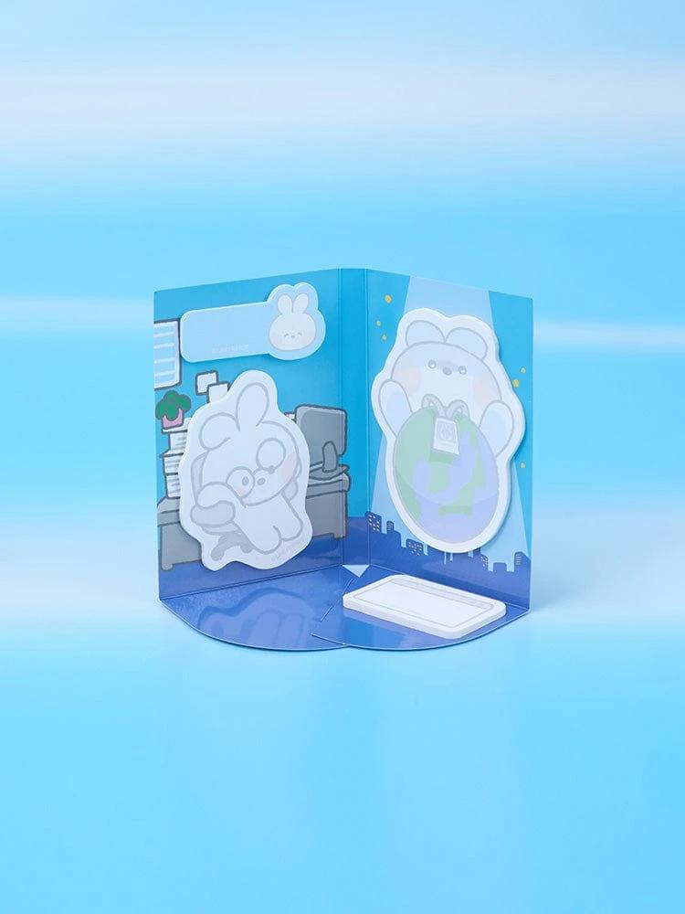 LINE FRIENDS minini Winter World Conini Adhesive Memo Pad