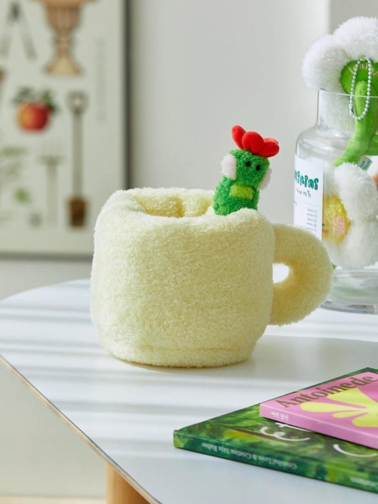 LINE FRIENDS minini Flower Plush Pot