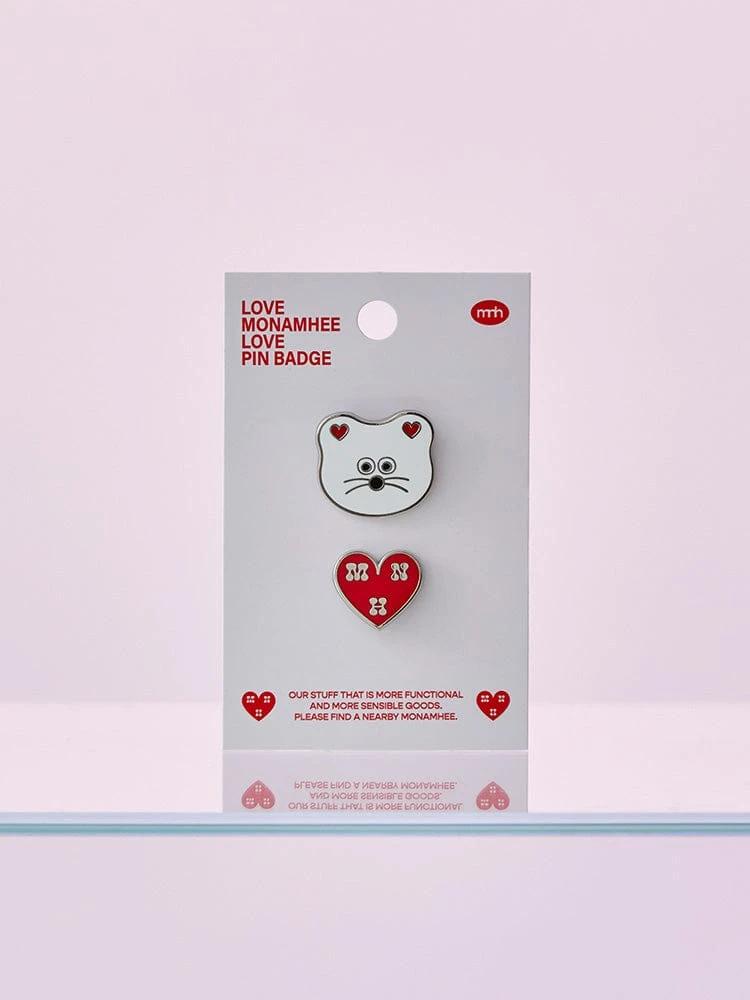 MNH Cream Metal Pin Badge