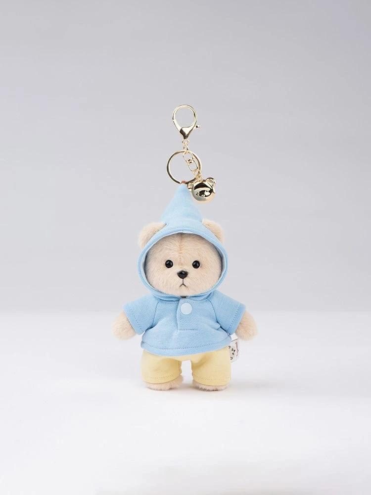TeddyTales Rena Bear Signature Keyring Milk Tea