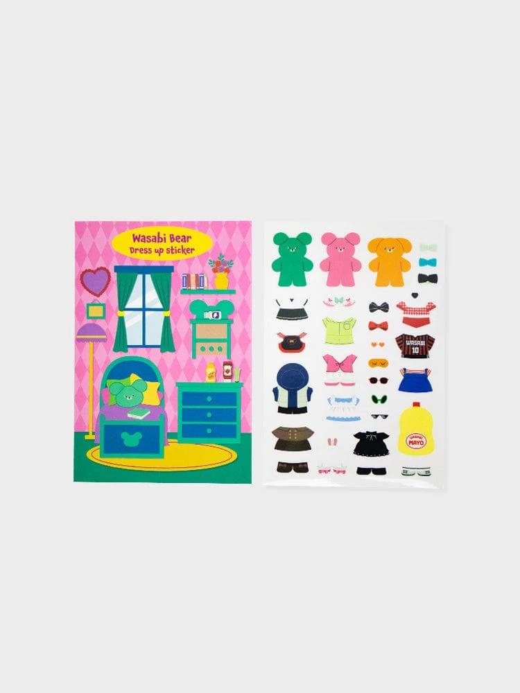 Wasabi Bear Dress-up Stickers