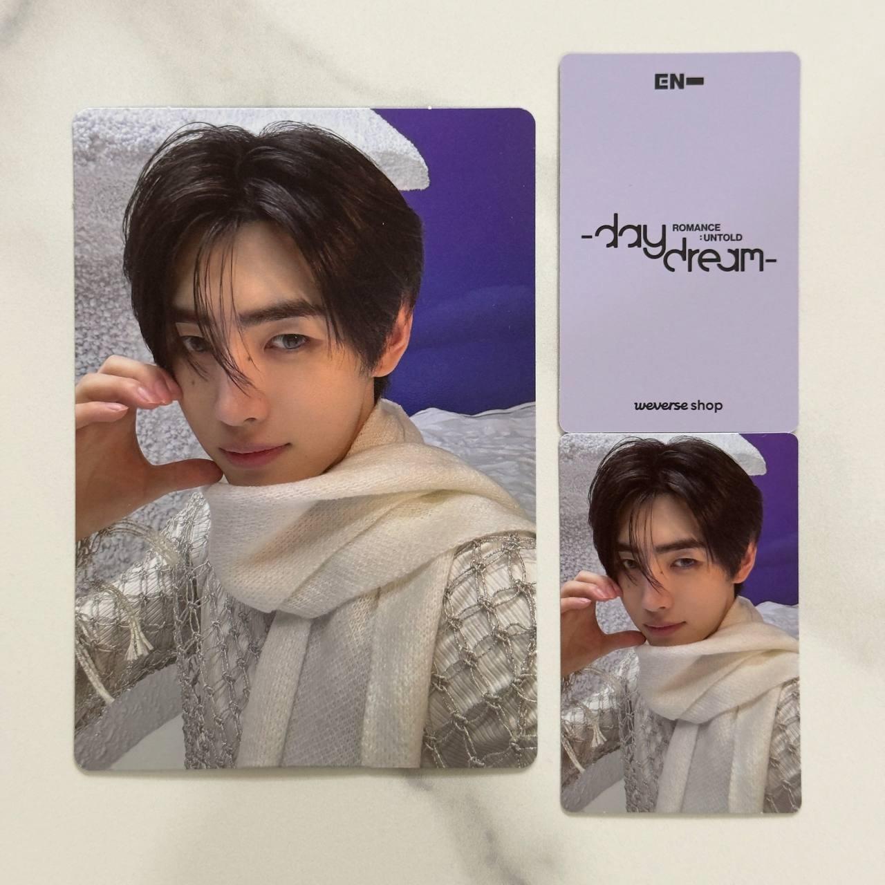 Sunghoon Enhypen "Romance : Untold - Daydream" Official Photocard + Photo frame