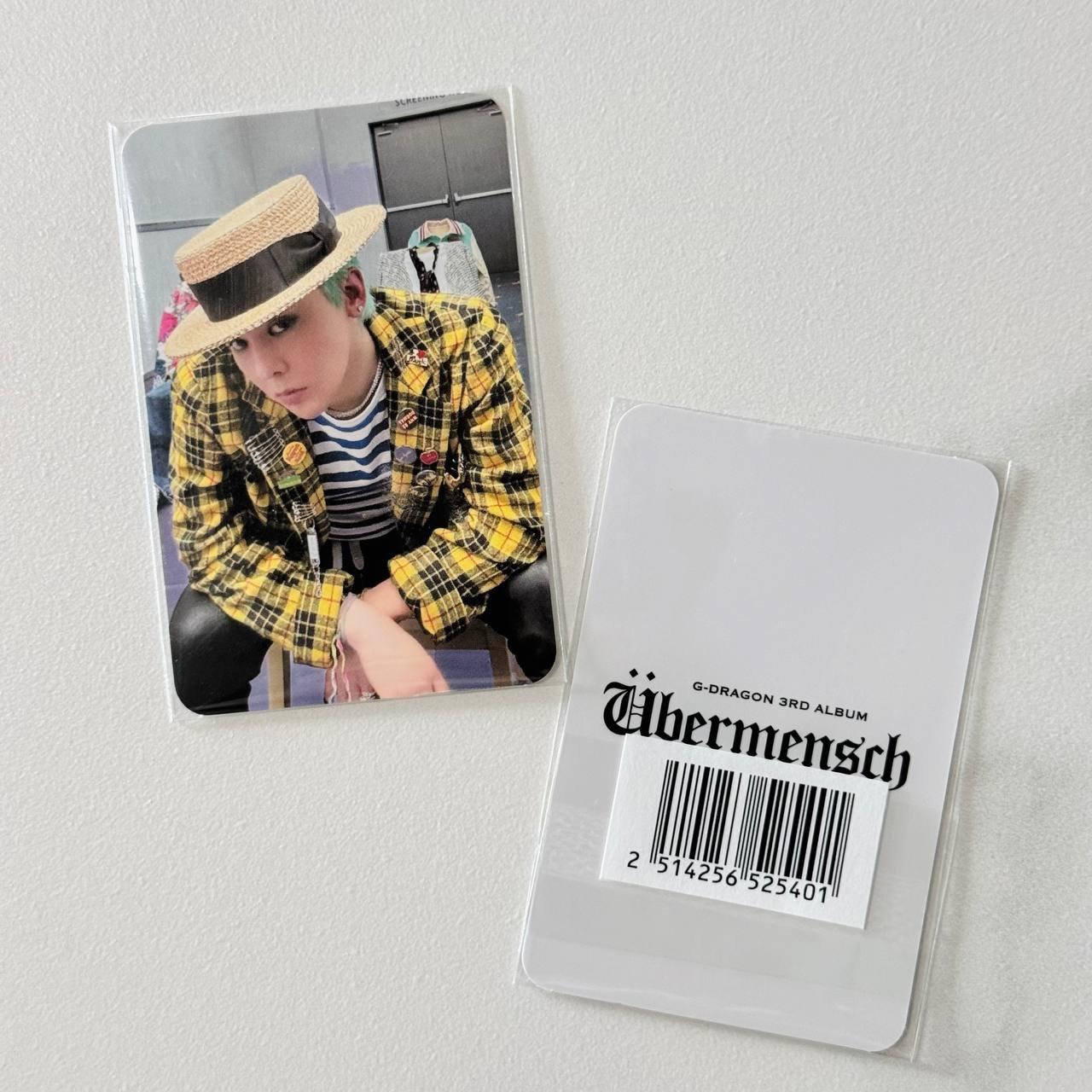 G-DRAGON  "Übermensch" Yes24 Official Pre-Order Photocard