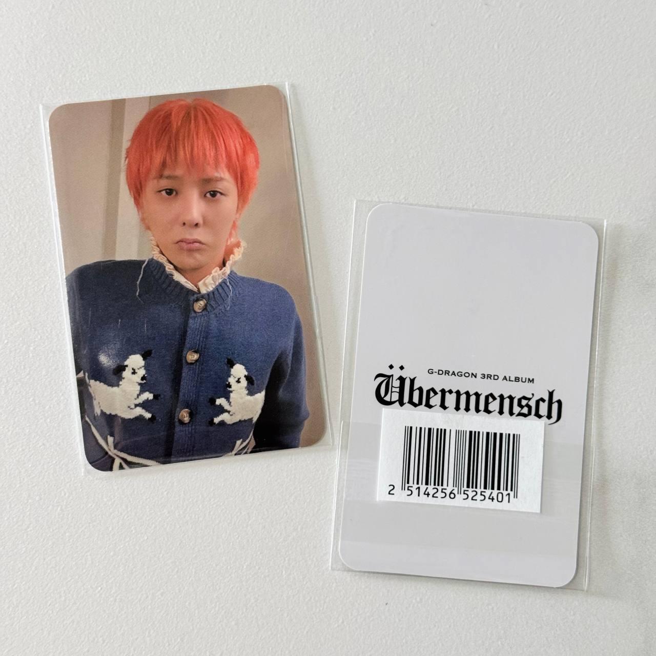 G-DRAGON "Übermensch" Yes24 Official Pre-Order Photocard