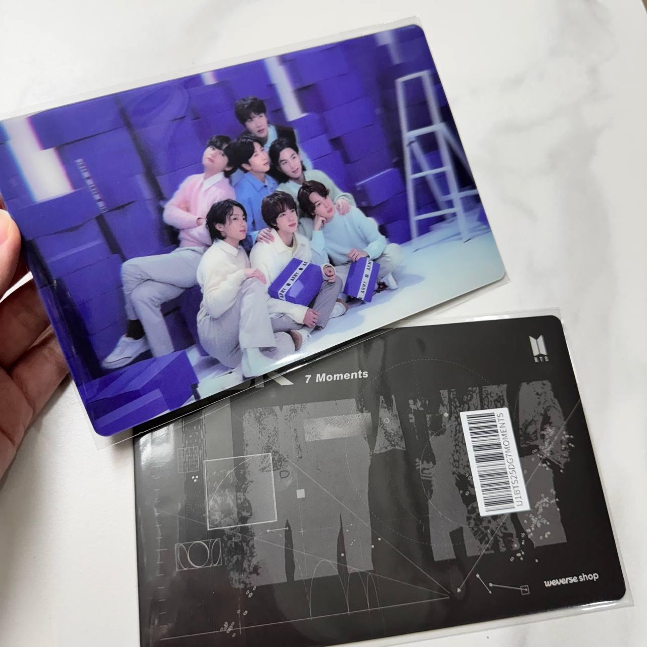 BTS 7 Moments Digital Code Weverse Pre-Order Holographic Group Photo