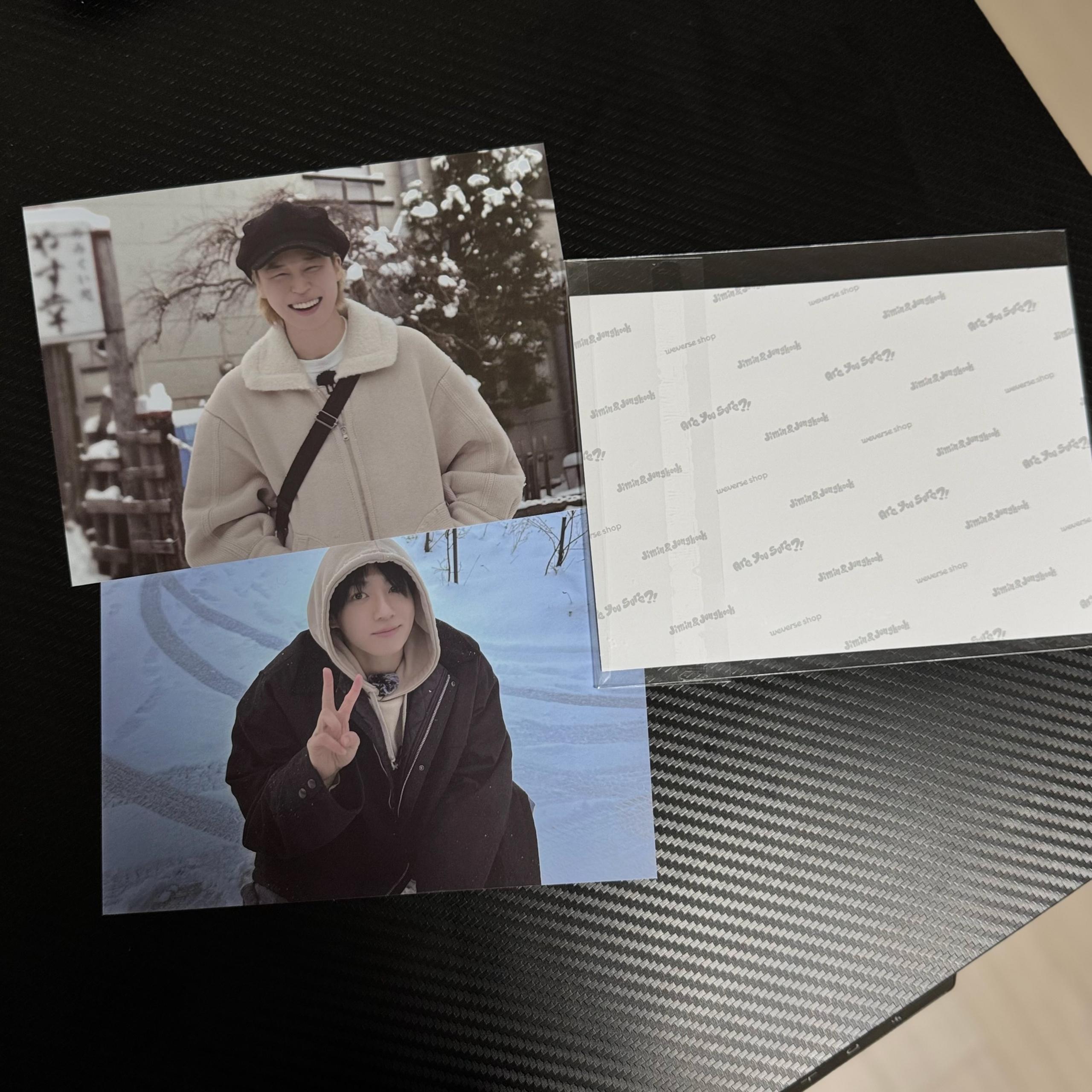 Jimin&Jungkook (BTS) Are you sure?! Pre-order Weverse shop Photo set