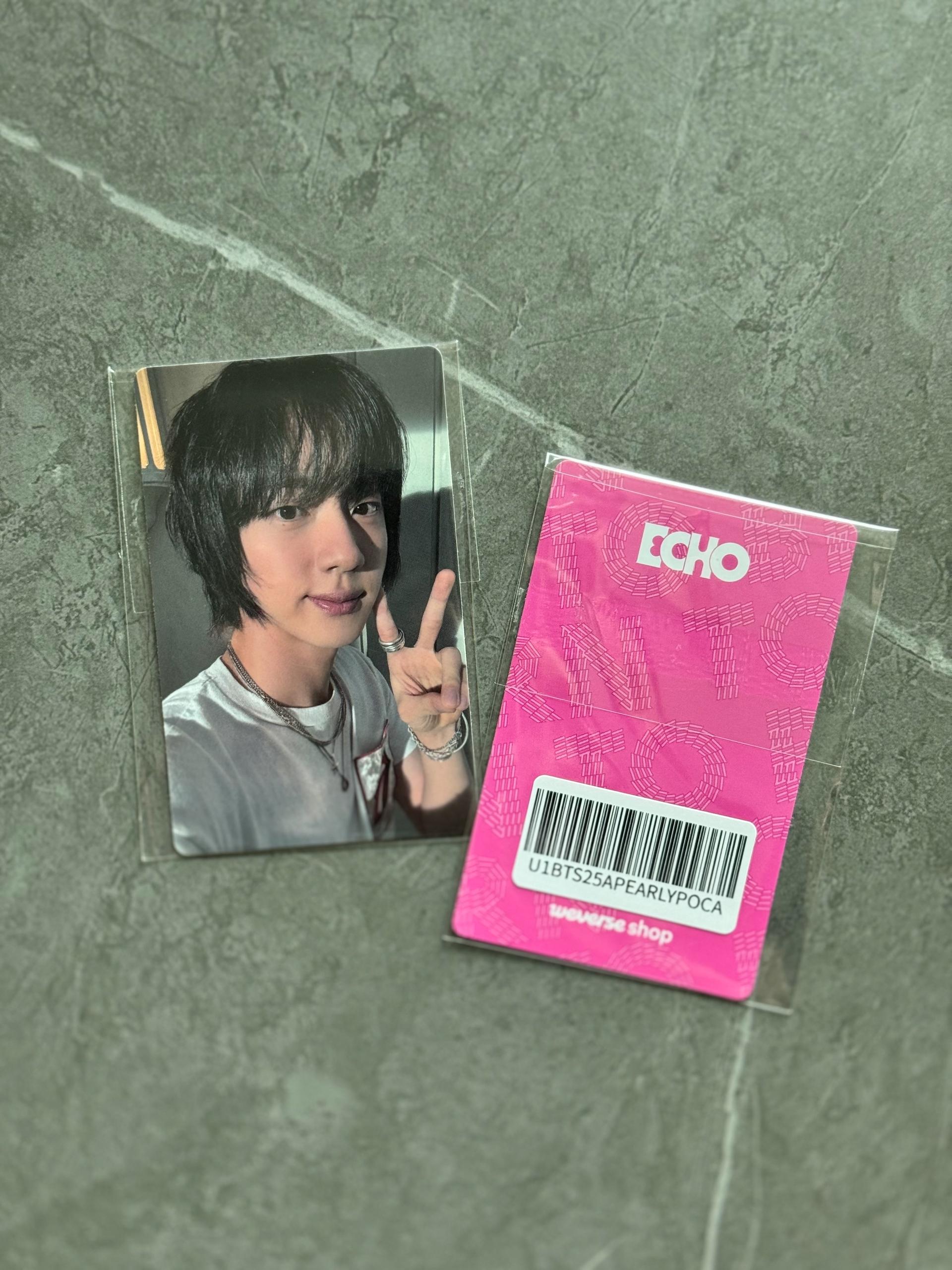 JIN - 'Echo' EARLY-BIRD Weverse Pre-Order Photocard