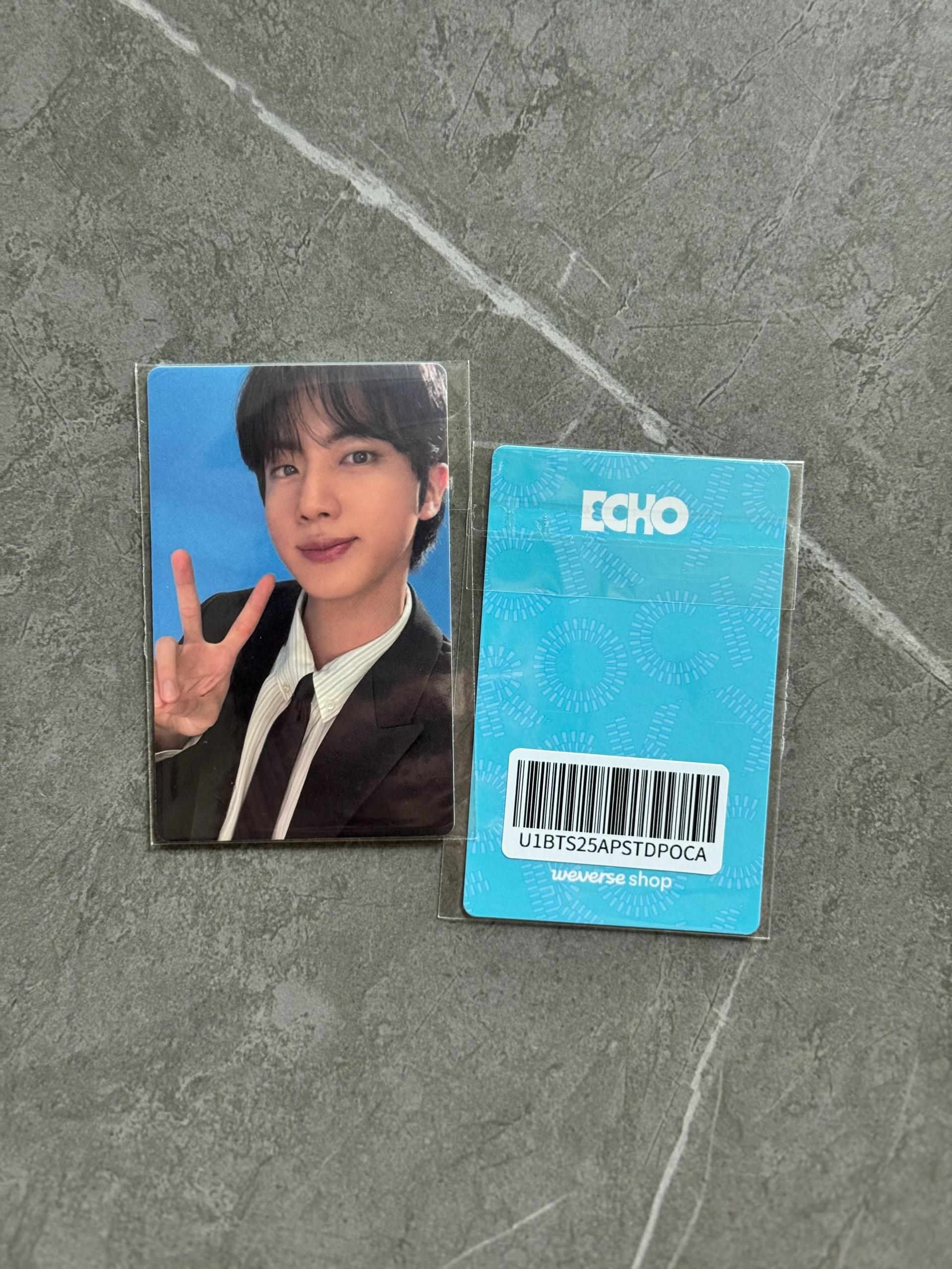 JIN - 'Echo'  Weverse Pre-Order Photocard
