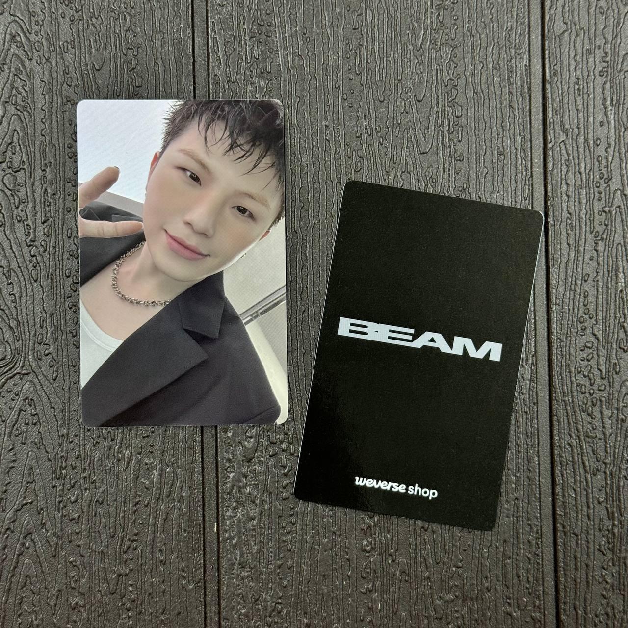 HOSHI X WOOZI 1st Single Album 'BEAM' Weverse Shop Pre-Order Photocard