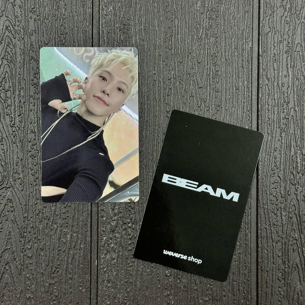 HOSHI X WOOZI 1st Single Album 'BEAM' Weverse Shop Pre-Order Photocard