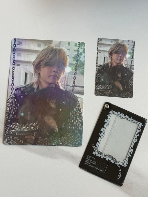V BTS Layover Weverse PVC Photocards set #3