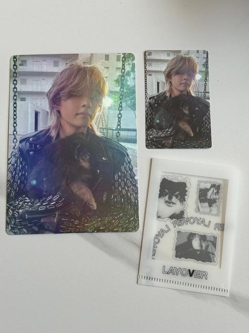 V BTS Layover Weverse Photocard set #5