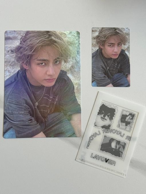 V BTS Layover Weverse Photocard set #6