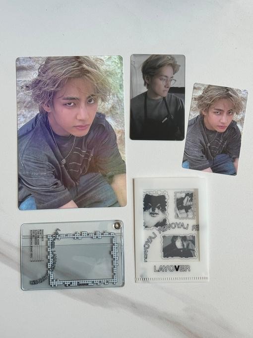 V BTS Layover Weverse PVC Photocards set #2