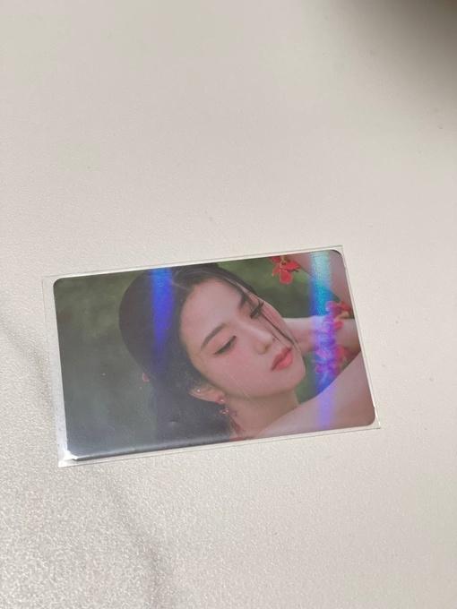 BlackPink Jisoo album photocard