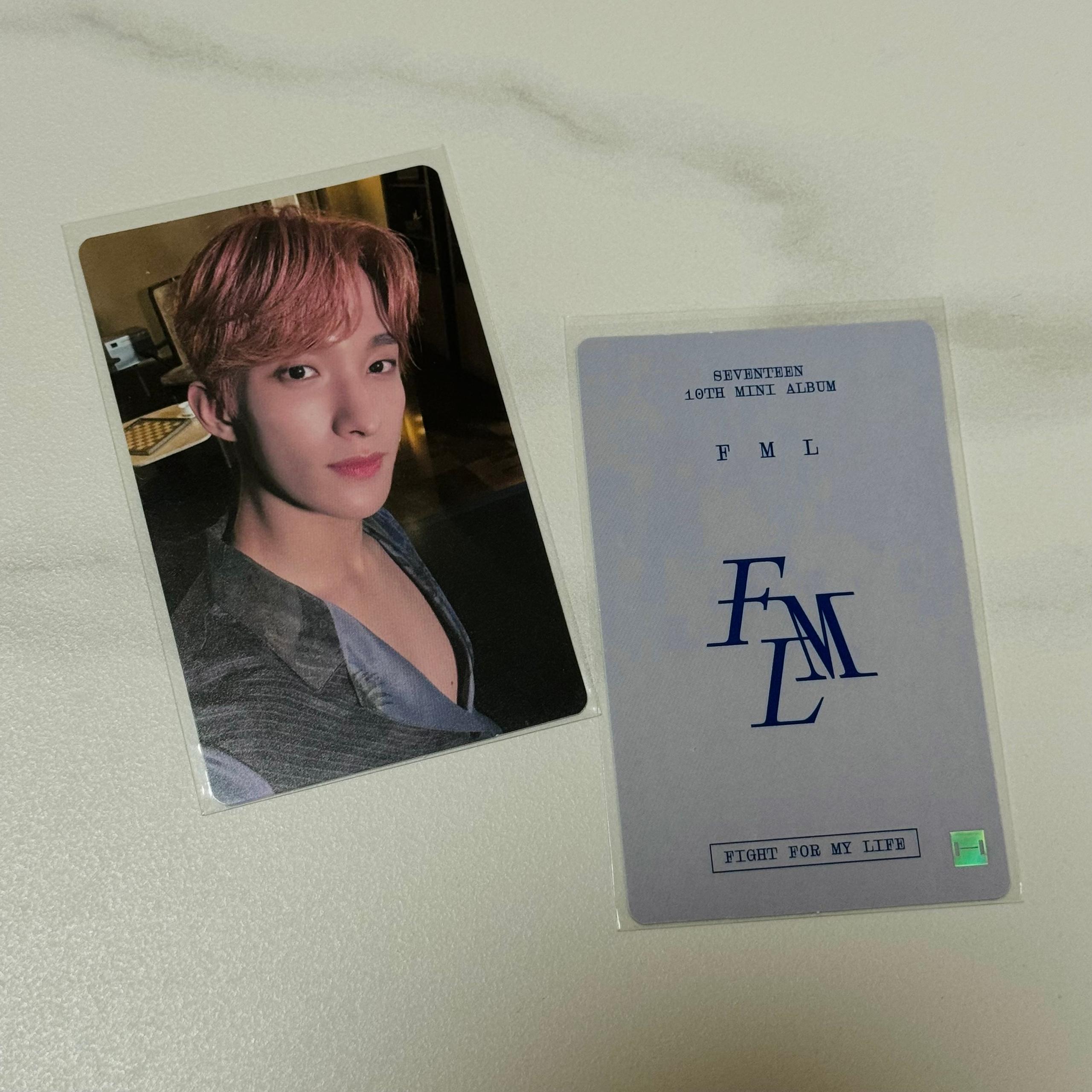 DK SEVENTEEN "FML" Official POWERSTATION LUCKY DRAW Photocard