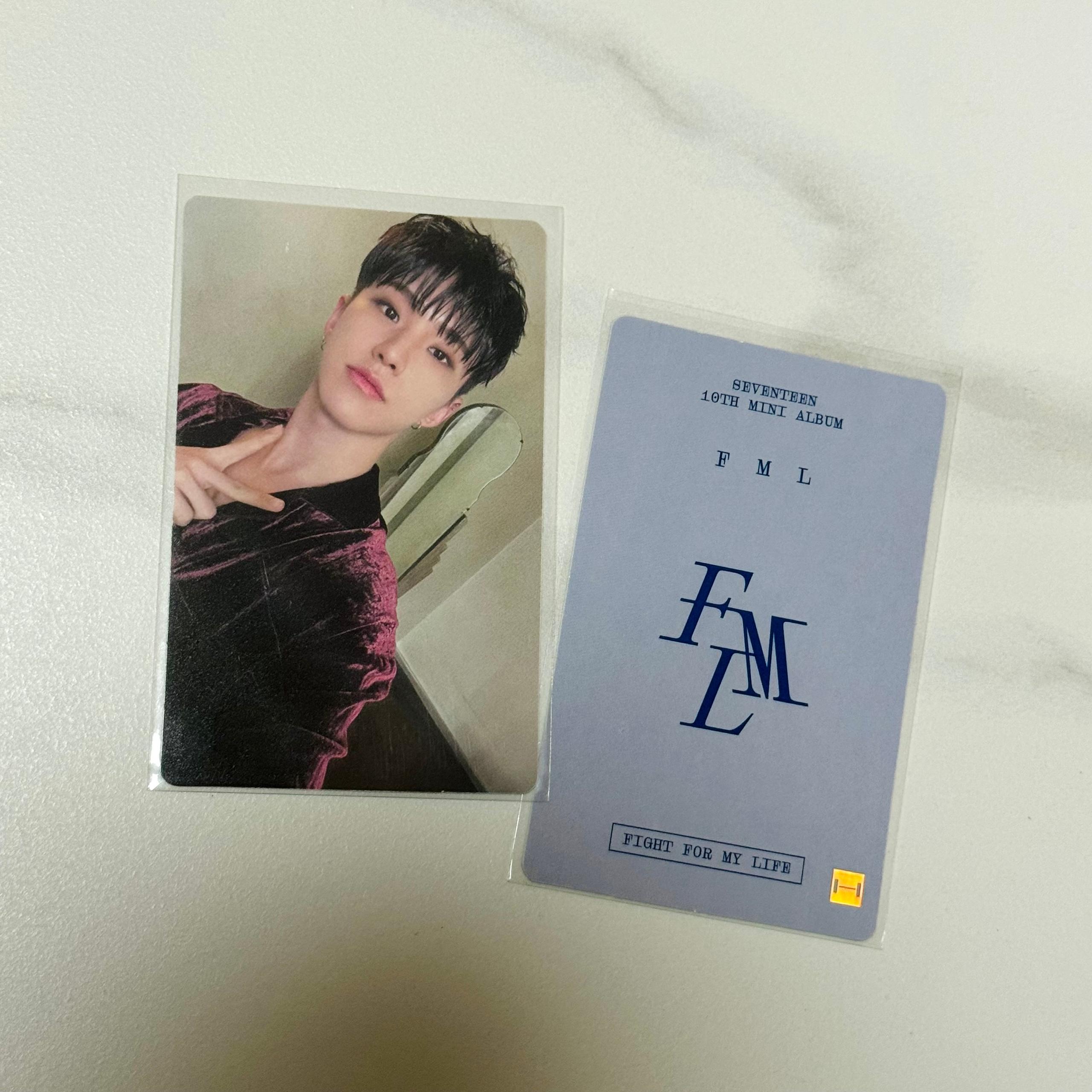 Hoshi SEVENTEEN "FML" Official POWERSTATION LUCKY DRAW Photocard