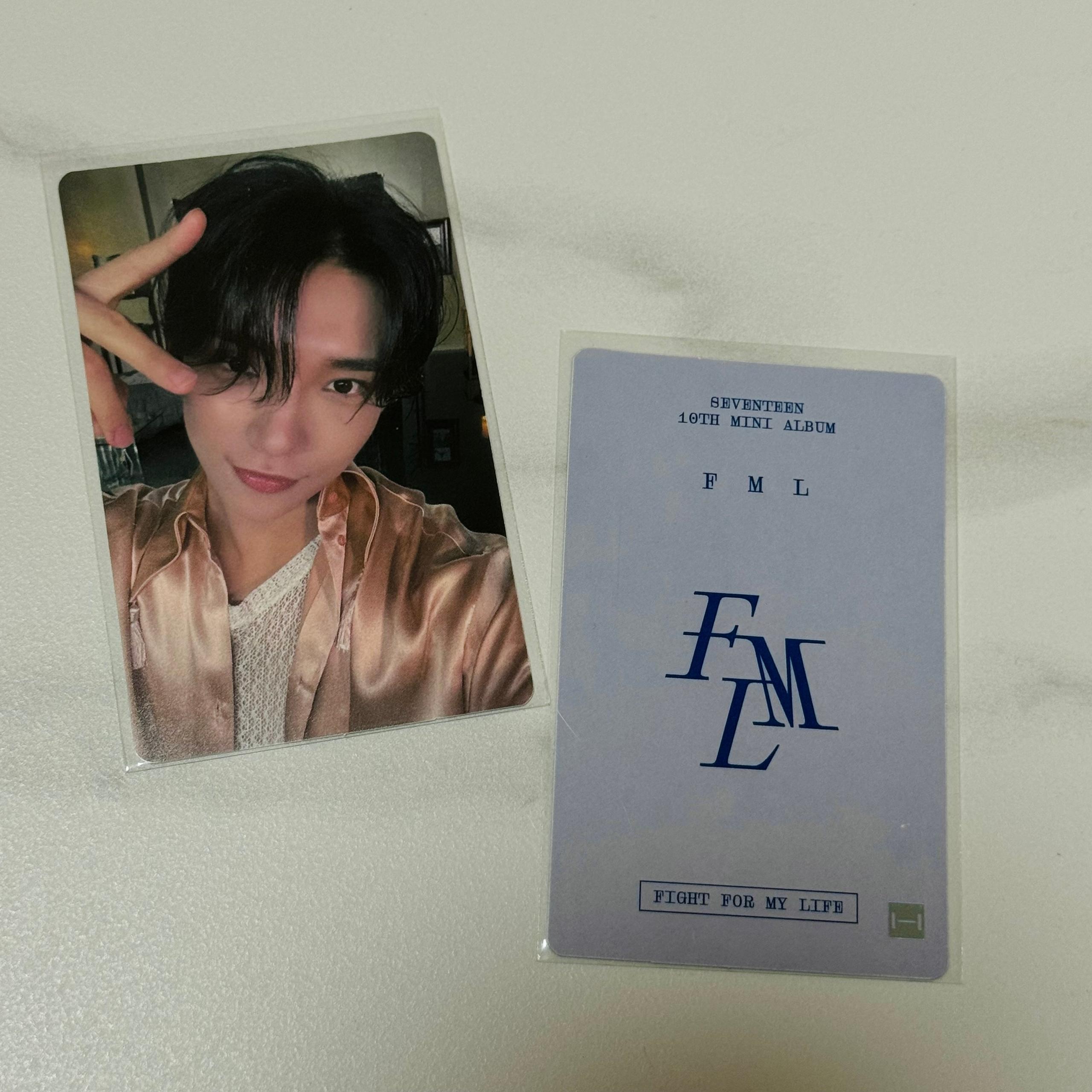 Joshua SEVENTEEN "FML" Official POWERSTATION LUCKY DRAW Photocard