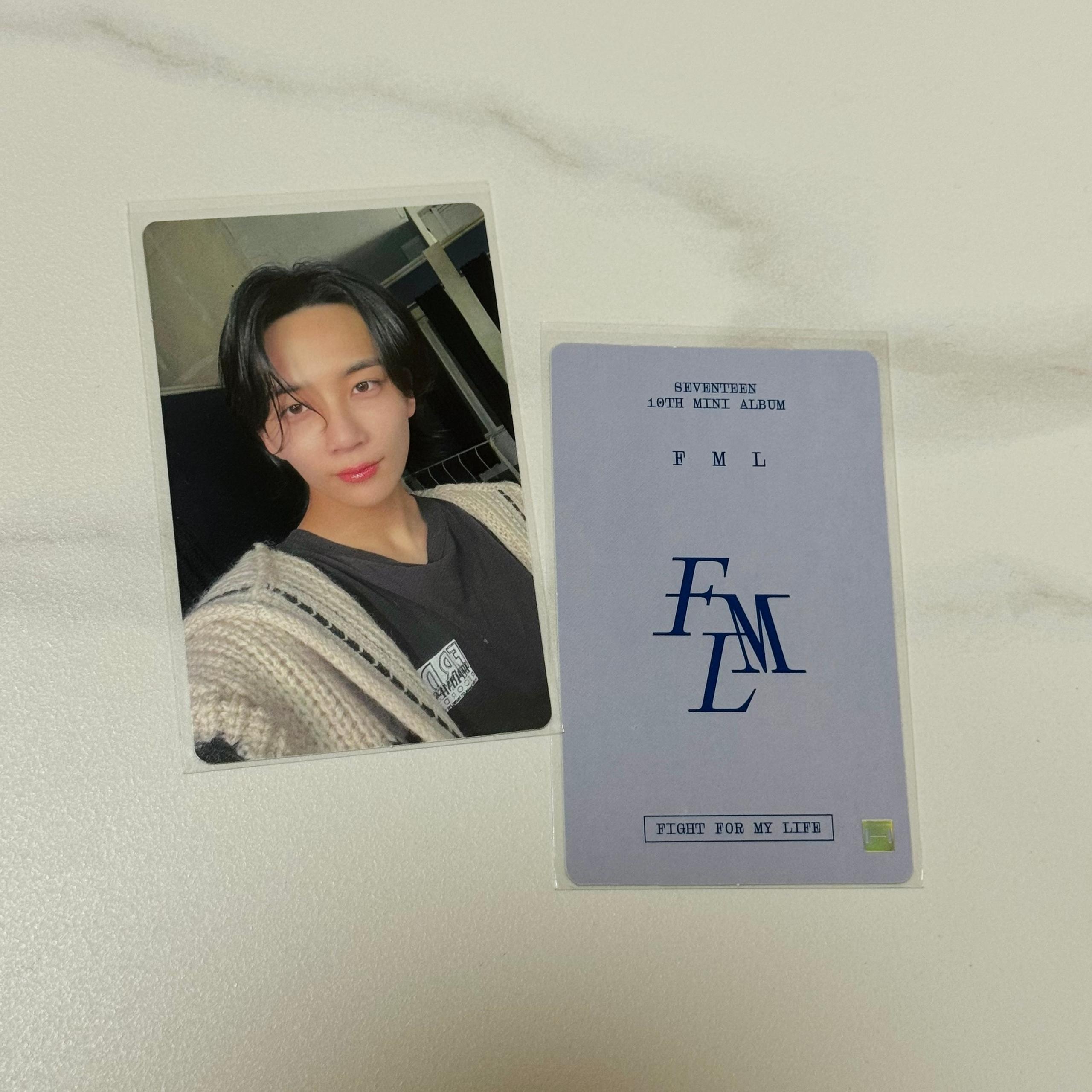 Jeonghan SEVENTEEN "FML" Official POWERSTATION LUCKY DRAW Photocard