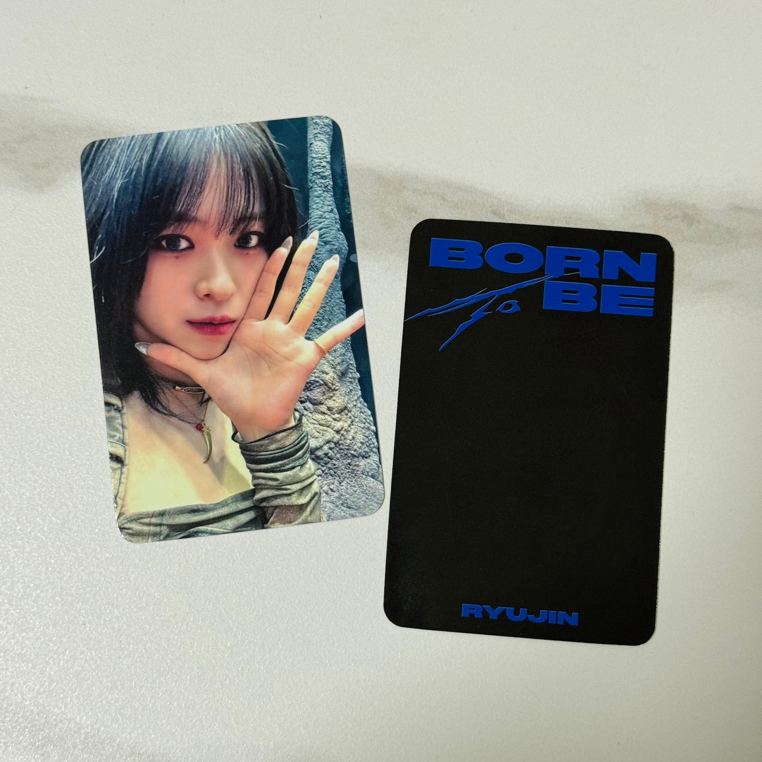 Ryujin  ITZY Born to Be Photocard Music Plant Pre-Order Benefit Photocard