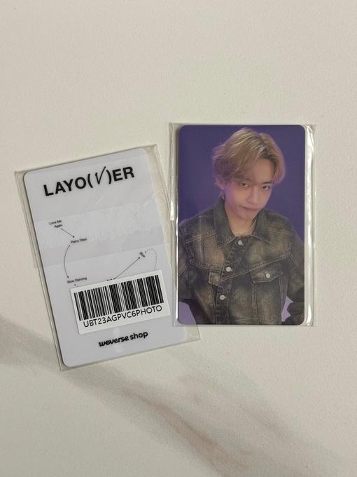V (Taehyung) BTS Layover Wevers PVC Photocard
