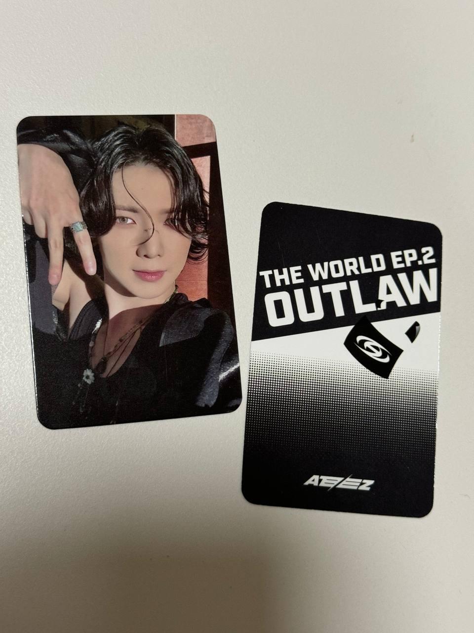 ATEEZ The World ep.2 Outlaw pre-order photocard YeoSang