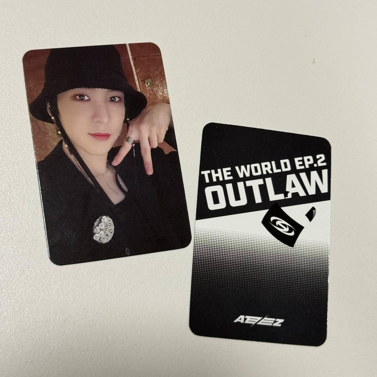 ATEEZ The World ep.2 Outlaw pre-order photocard YunHo