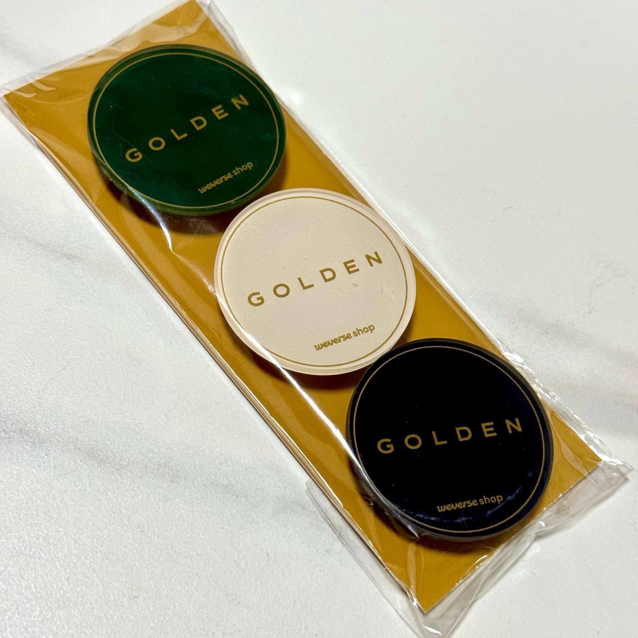 Jungkook BTS Golden Pre-order Gift Popsocket set (3ea)