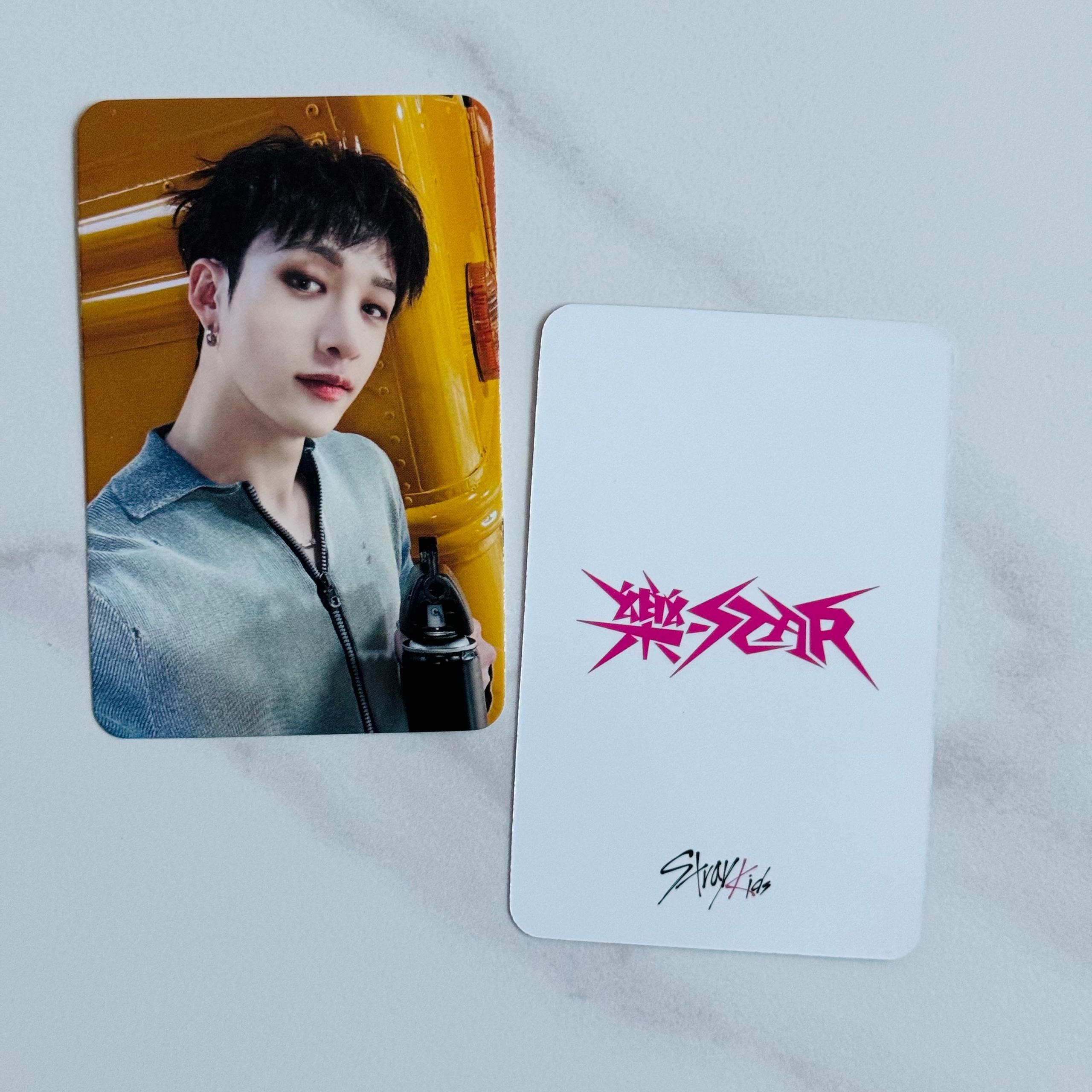 Bang Chan Stray Kids RockStar MusicKorea Pre-order Photocard
