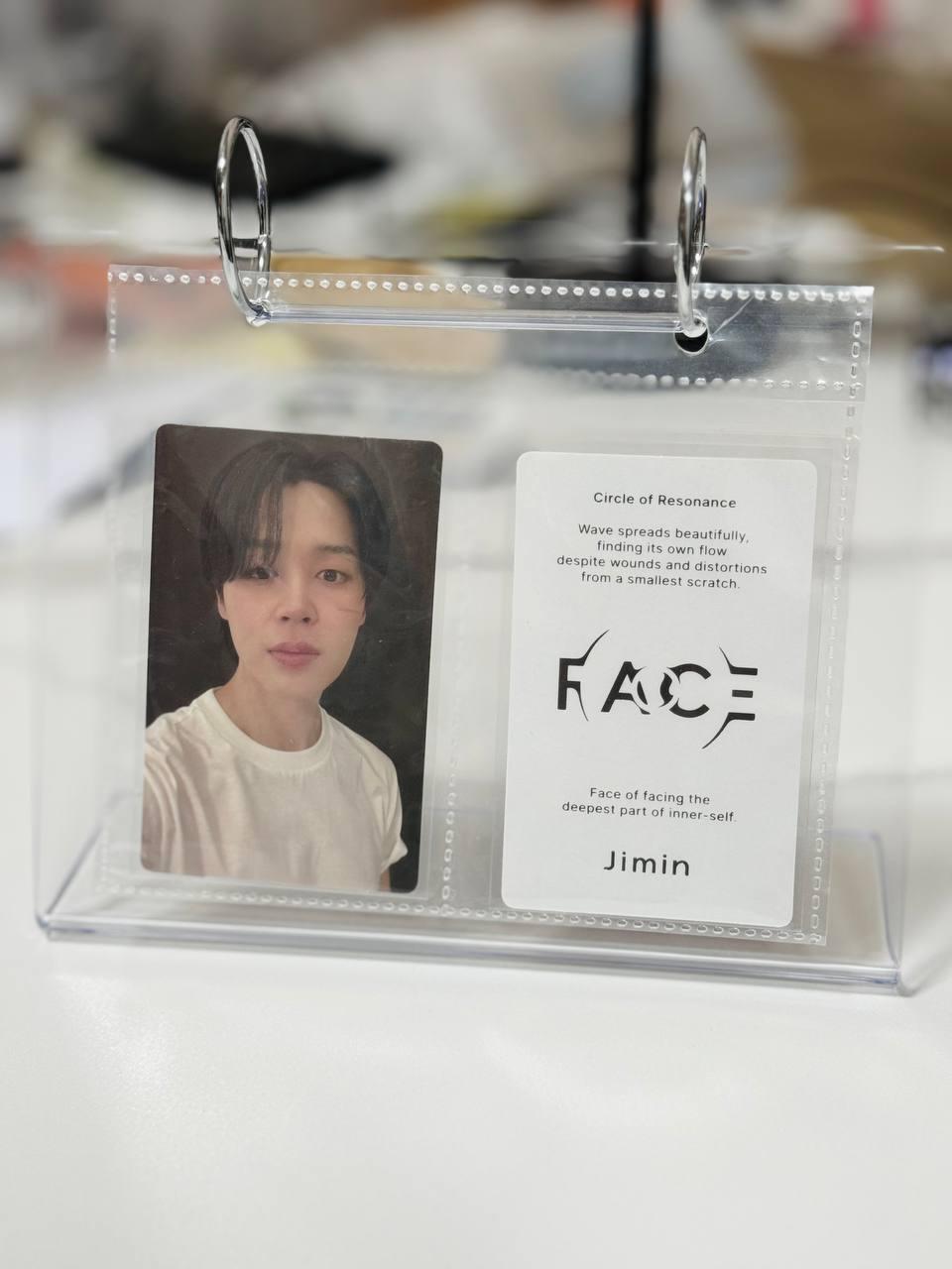 Jimin BTS Face Photocard