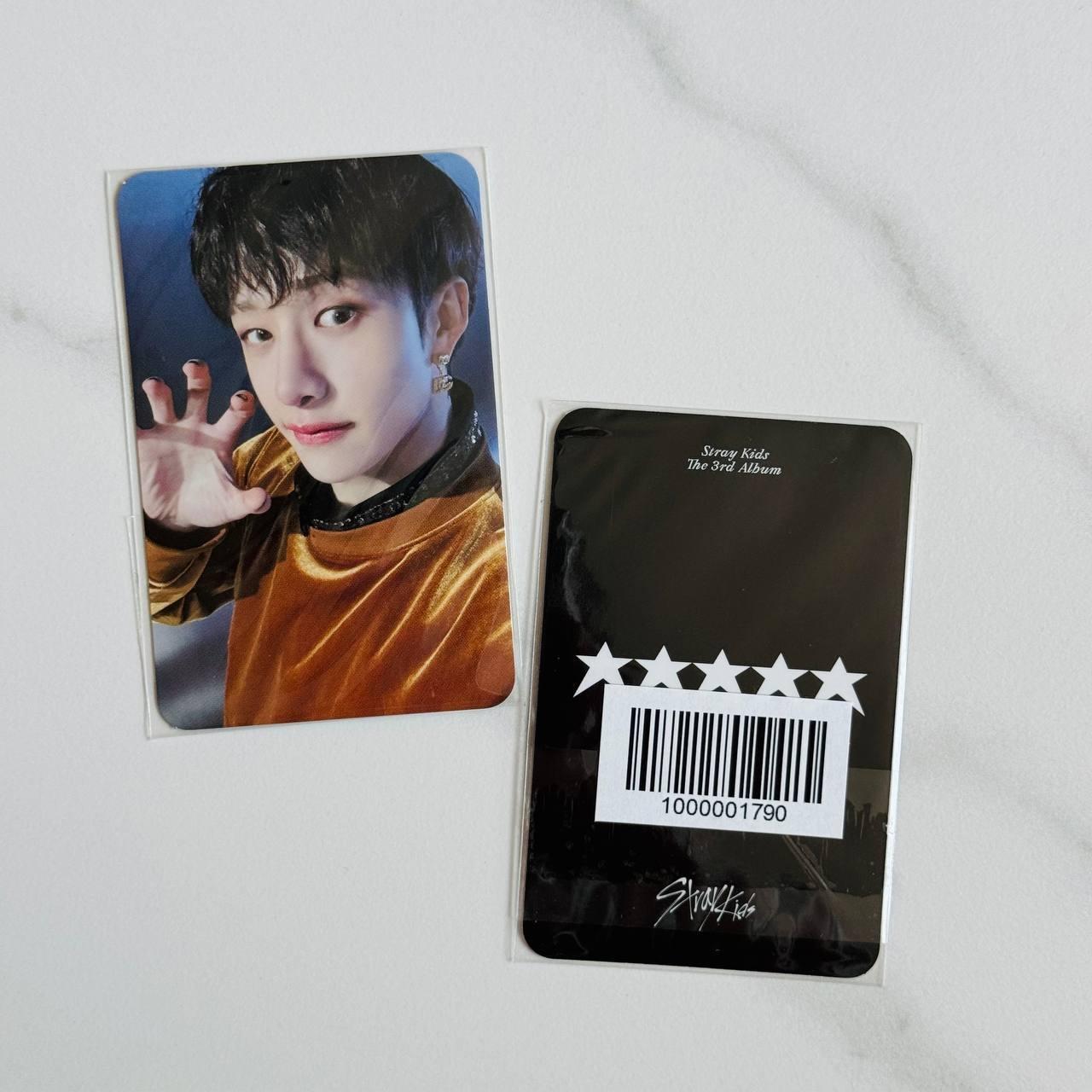 Bang Chan Stray Kids "5-STAR" - JYP Shop Pre-Order Benefit Photocard