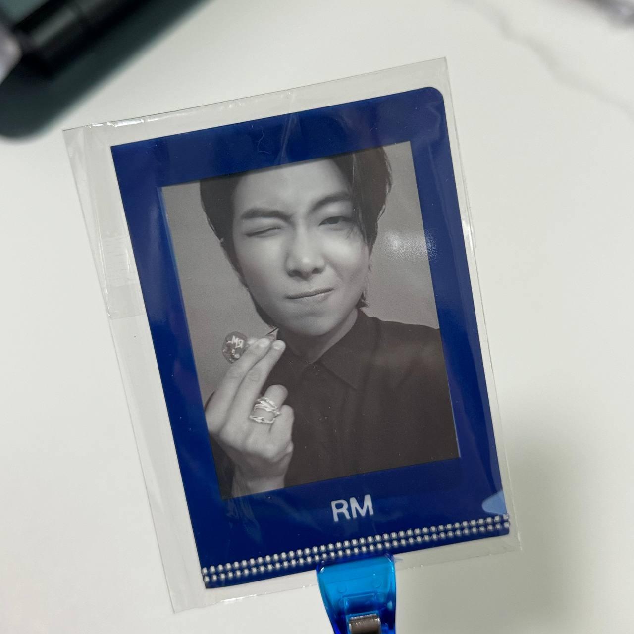 Indigo RM (BTS) photocard + plastic holder