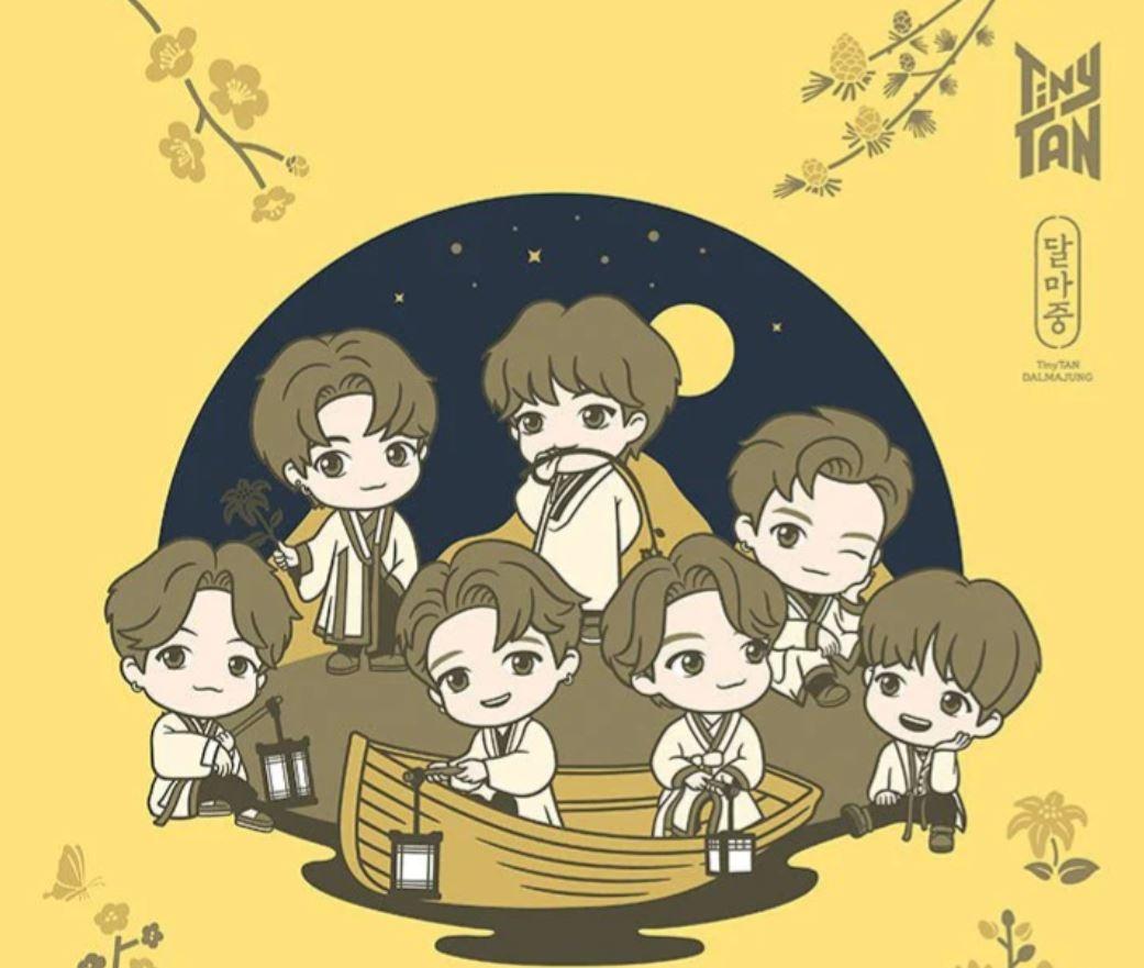 BTS - TINYTAN DALMAJUNG 2022 POSTCARD SET