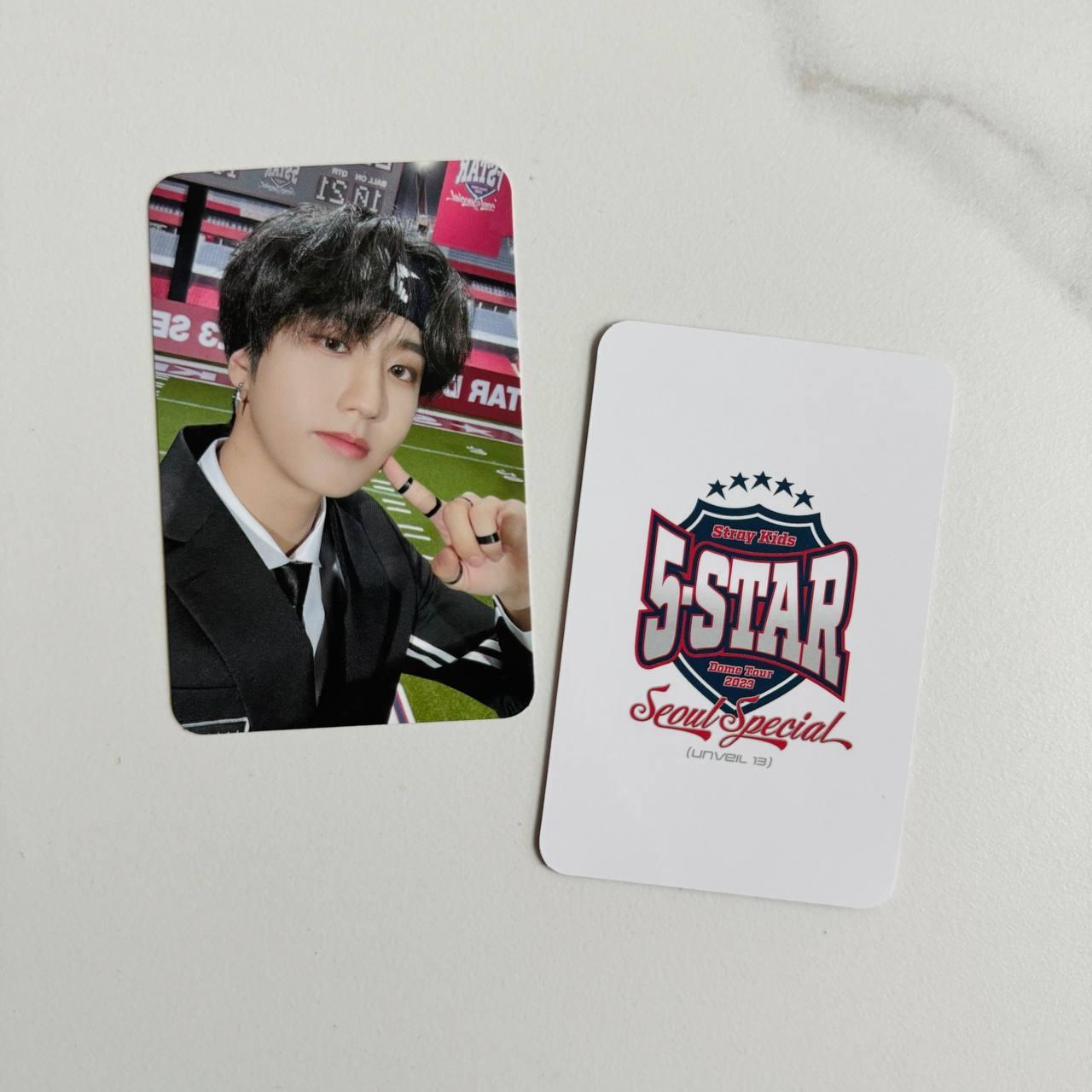 Han Stray Kids "5-STAR" Dome Tour 2023 SEOUL Special - JYP Shop MD Event Photocard