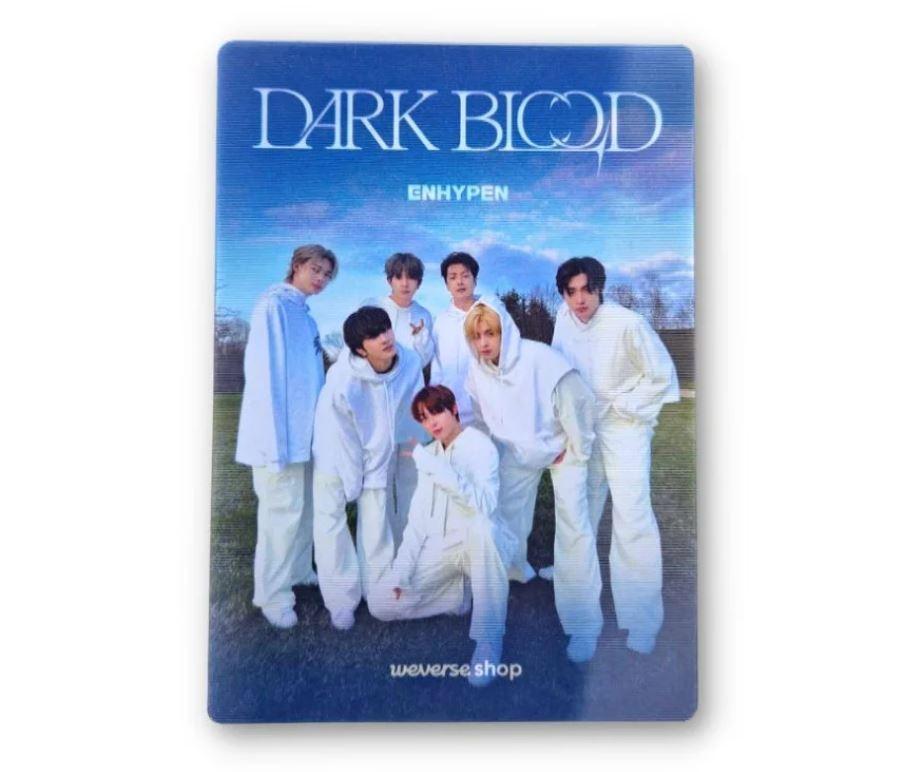 Enhypen Dark Blood Weverse Shop Lenticular Group Postcard