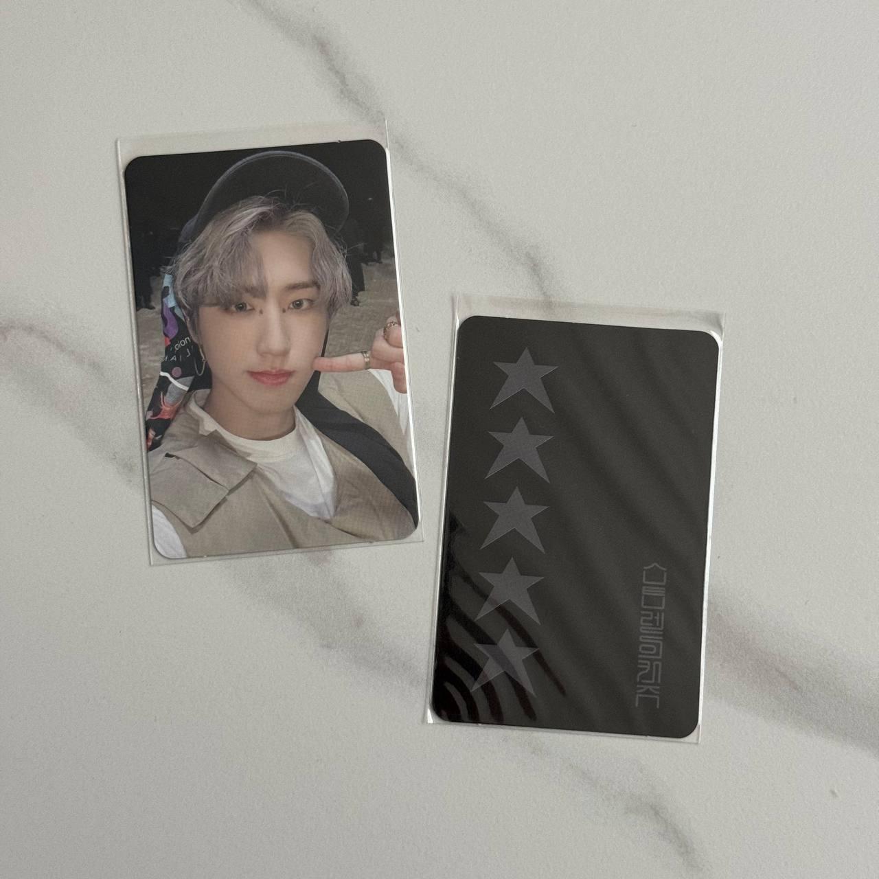 Han Stray Kids '5-STAR' - Soundwave 1st Round Lucky Draw Event Photo Card (Black Back)